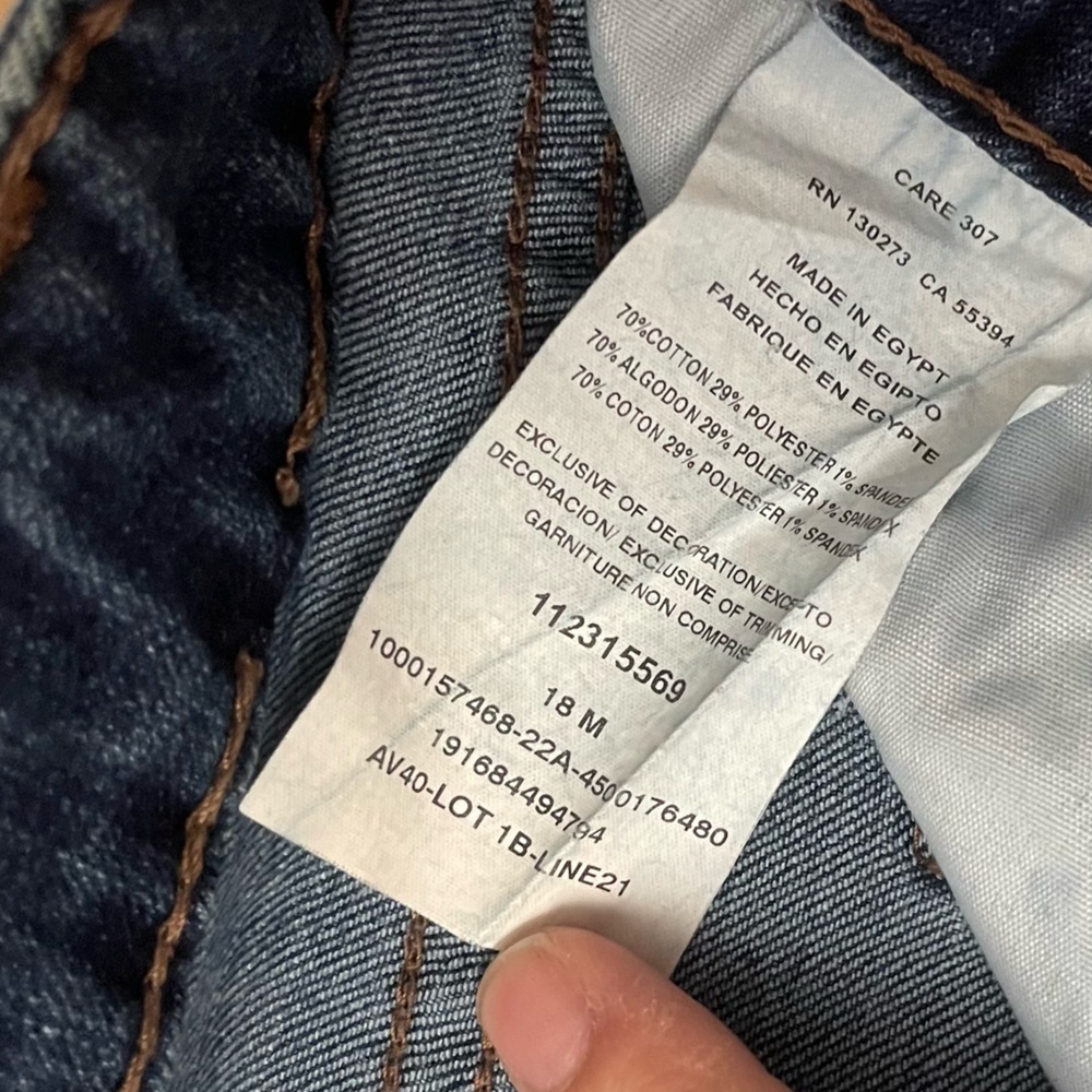 Lee mid rise capri size 18 - Picture 3 of 5
